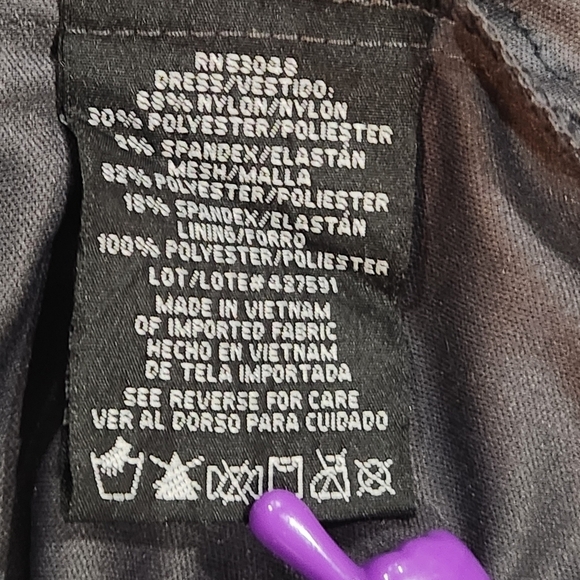 Nightway Womens Dark Blue Sequined Lace Illusion Neck Cocktail Sheath Dress Sz 8 - Picture 7 of 8